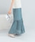 シアーオーガンジープリーツスカート