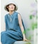 『UR TECH DRYLUXE』ハイツイストフレンチスリーブブラウス