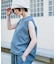 『UR TECH DRYLUXE』ハイツイストフレンチスリーブブラウス