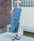『UR TECH DRYLUXE』ハイツイストフレンチスリーブブラウス