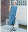 『UR TECH DRYLUXE』ハイツイストフレンチスリーブブラウス