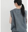 『UR TECH DRYLUXE』ハイツイストフレンチスリーブブラウス