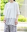 『UR TECH ひやサラクール』メッシュレイヤードTシャツ
