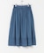 SOIL　COTTON VOILE LACE SKIRT