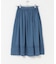SOIL　COTTON VOILE LACE SKIRT