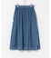 SOIL　COTTON VOILE LACE SKIRT