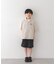『150サイズあり』ロゴ刺繍ストライプシャツ(KIDS)