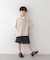 『150サイズあり』ロゴ刺繍ストライプシャツ(KIDS)