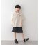 『150サイズあり』ロゴ刺繍ストライプシャツ(KIDS)