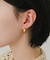 ステンレスフープピアス