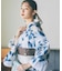 婦人帯 菊菱柄