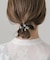 ストーンライクモチーフヘアポニー