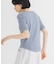 ワッフルボーダーヘンリネックTEE