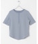 ワッフルボーダーヘンリネックTEE