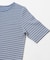ワッフルボーダーヘンリネックTEE
