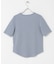 ワッフルボーダーヘンリネックTEE