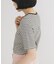 ワッフルボーダーヘンリネックTEE