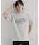アシメグラフィックショートスリーブTシャツ