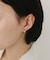 ステンレスミニマルドロップピアス