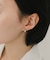 ステンレスミニマルドロップピアス