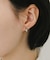 ステンレスミニマルドロップピアス