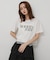クロップドレースロゴTシャツ(半袖)