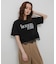 クロップドレースロゴTシャツ(半袖)