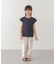花柄ワッフルフレンチフリルTシャツ(KIDS)
