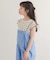 花柄ワッフルフレンチフリルTシャツ(KIDS)