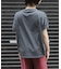 FORK&SPOON　ボトルネックギャザースリーブTシャツ