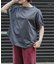 FORK&SPOON　ボトルネックギャザースリーブTシャツ