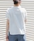 FORK&SPOON　ボトルネックギャザースリーブTシャツ