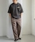 FORK&SPOON　フロッキープリントTシャツ