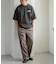FORK&SPOON　フロッキープリントTシャツ