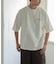 FORK&SPOON　フロッキープリントTシャツ