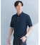 LIFE STYLE TAILOR　ハイゲージ半袖ニットポロシャツ