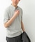 LIFE STYLE TAILOR　ハイゲージ半袖ニットポロシャツ