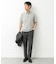 LIFE STYLE TAILOR　ハイゲージ半袖ニットポロシャツ