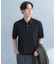 LIFE STYLE TAILOR　ハイゲージ半袖ニットポロシャツ