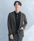 LIFE STYLE TAILOR　メランジニットイージージャケット
