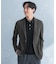 LIFE STYLE TAILOR　メランジニットイージージャケット