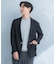 LIFE STYLE TAILOR　メランジニットイージージャケット