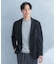 LIFE STYLE TAILOR　メランジニットイージージャケット