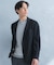 LIFE STYLE TAILOR　メランジニットイージージャケット