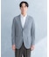 LIFE STYLE TAILOR　メランジニットイージージャケット