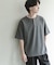 アソートヘンリーネックショートスリーブTシャツ