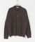 ATON　C／W BOUCLE POLO CARDIGAN