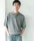 『洗濯可／UVカット』『URTECH』Aircare ショートスリーブニットポロ