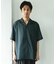 セオアルファアプリントオープンカラーシャツ