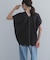 裾刺繍Vネックブラウス